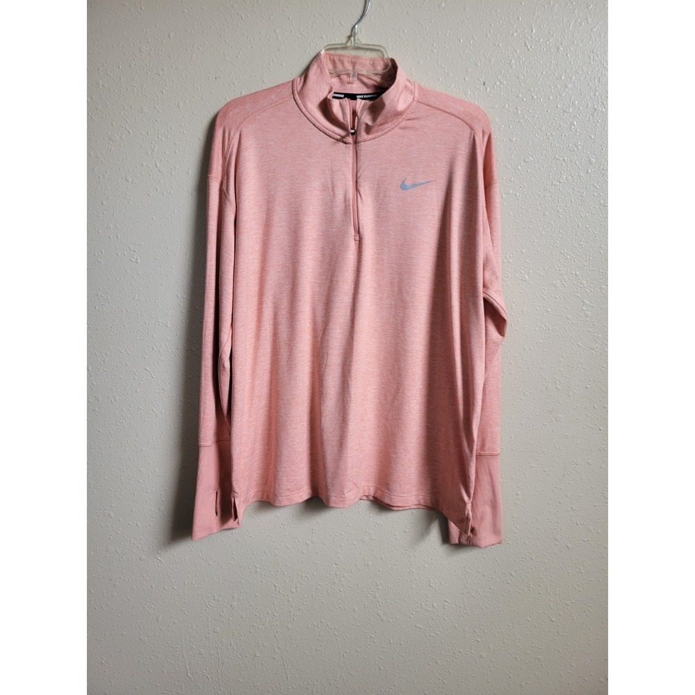 Nike Womens Sweatshirt Dri-Fit‎ Element Half Zip Running Top Sz XL